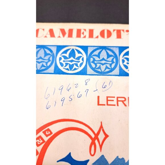 Vintage Camelot Vocal Selection Music Book Lerner & Loewe's 1960 Songs Moss Hart - Picture 4 of 8